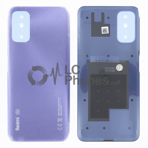 Xiaomi Redmi Note 10 5G - Battery Cover with Adhesive Nighttime Blue < Service Pack >