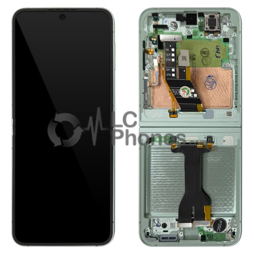 Samsung Galaxy Z Flip6 F741 - Inner Full Front LCD/AMOLED Digitizer with Frame Mint < Service Pack >