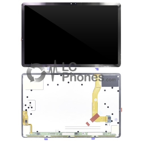 Samsung Galaxy Tab S7+ T970 / T976 - Full Front LCD Digitizer Black ( Original Remaded )