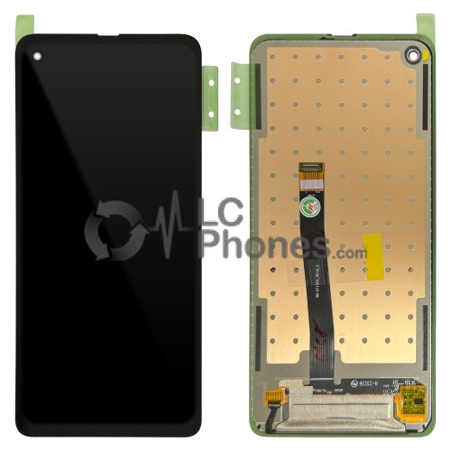 Samsung Galaxy XCover Pro G715 - Full Front LCD Digitizer Black < Service Pack >