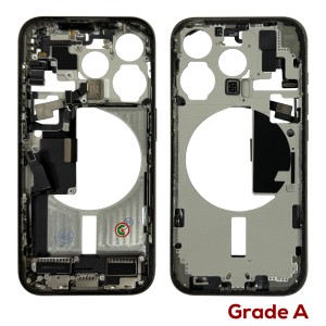 iPhone 15 Pro - Middle Housing Frame with Buttons Natural Titanium  Grade A