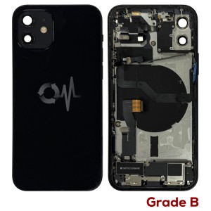 iPhone 12 - Back Housing Cover Full Assembly Grade B Black 