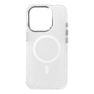 iPhone 16 Pro Max - Glitter TPU Gel Case Magsafe Compatible Clear