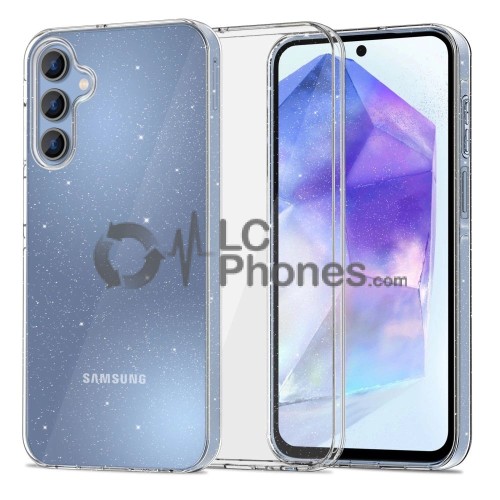 Samsung Galaxy A55 5G A556 - Tech-Protect FlexAir Case Glitter Clear