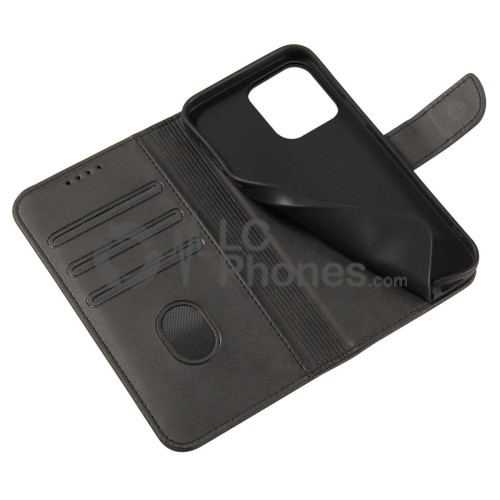 Samsung Galaxy S25 5G S931 - Magnet Elegant Flip Cover Case Black