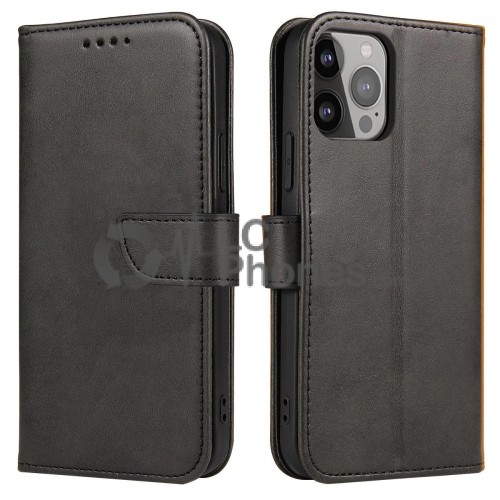 Samsung Galaxy S25 5G S931 - Magnet Elegant Flip Cover Case Black
