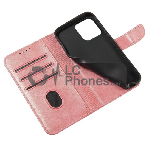 Samsung Galaxy S25 5G S931 - Magnet Elegant Flip Cover Case Pink