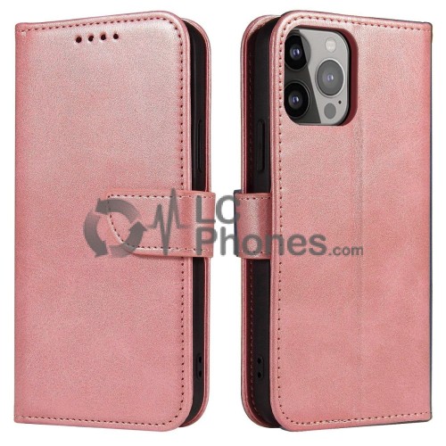 Samsung Galaxy S25 5G S931 - Magnet Elegant Flip Cover Case Pink