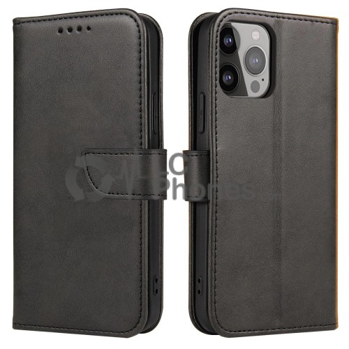 Samsung Galaxy S25+ 5G S936 - Magnet Elegant Flip Cover Case Black