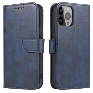 Samsung Galaxy S25+ 5G S936 - Magnet Elegant Flip Cover Case Blue