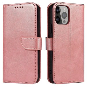 Samsung Galaxy S25+ 5G S936 - Magnet Elegant Flip Cover Case Pink