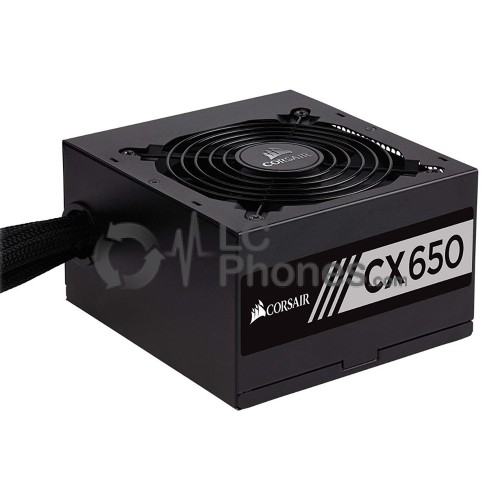 CORSAIR - CX650 ATX 650W Low Noise Power Supply 80 Plus Bronze Certified Non-Modular Black