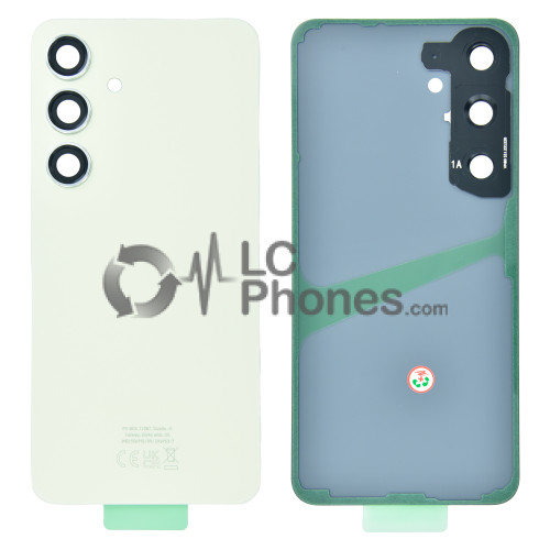 Samsung Galaxy S24 5G S921 - Battery Cover with Camera Lens and Adhesive Amber Yellow