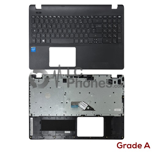 Packard Bell EASYNOTE MS2397 - Top Cover with French Keyboard FR Layout with Backlight Black ( Original Used ) Grade A 490.03707.0S0F