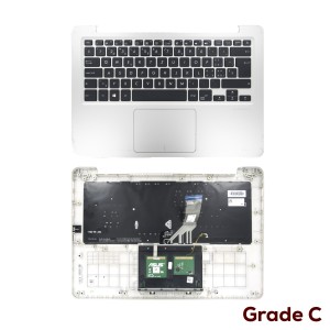 Asus VivoBook 14 X411UQ S410U S4100V S4200 S4000U - Top Cover with German Swiss Keyboard CH Layout Gold ( Used ) Grade C