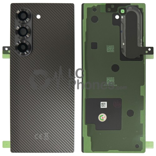 Samsung Galaxy Z Fold6 5G F956 - Battery Cover with Adhesive & Camera Lens Black < Service Pack >