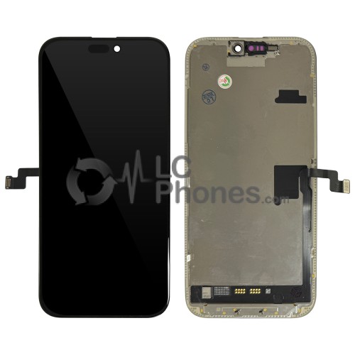 iPhone 16 Pro Max - Full Front OLED Digitizer without Touch IC Black ( Original Remaded)