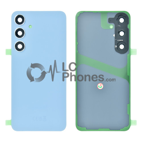 Samsung Galaxy S24+ 5G S926 - Battery Cover with Camera Lens and Adhesive Sapphire Blue
