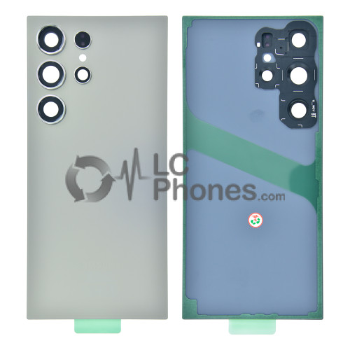 Samsung Galaxy S24 Ultra 5G S928 - Battery Cover with Camera Lens and Adhesive Titanium Grey