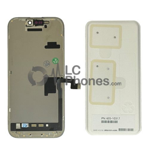 iPhone 16 Pro - Full Front OLED Display Digitizer Black < Service Pack >