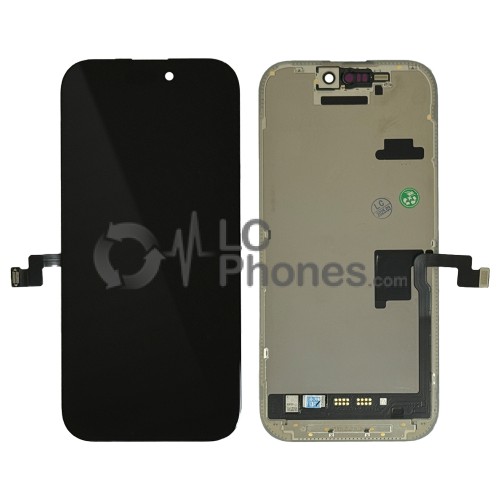 iPhone 16 Pro - Full Front OLED Display Digitizer Black < Service Pack >