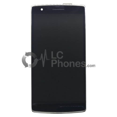 OnePlus One - Full Front LCD Digitizer With Frame Black