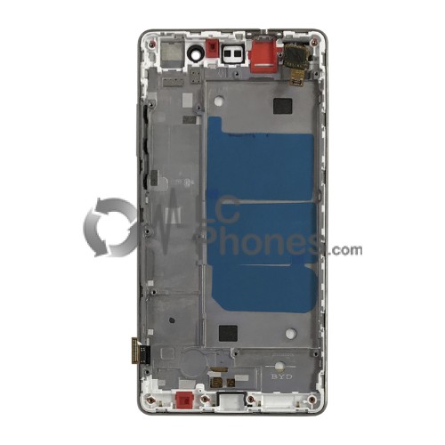 Huawei Ascend P8 Lite - Full Front LCD Digitizer With Frame White