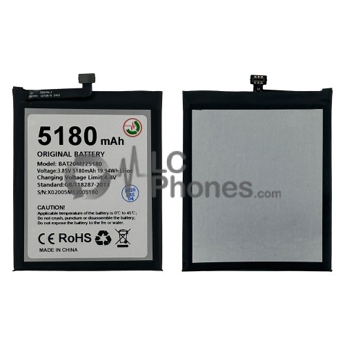 Doogee S58 Pro - Battery BAT20M125180 5180mAh 19.94Wh
