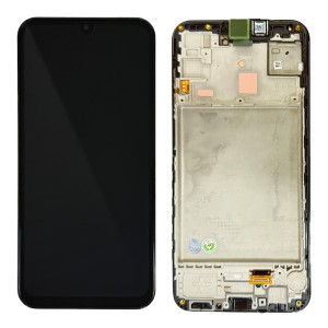 Samsung Galaxy M15 5G M156 - Full Front LCD Digitizer with Frame Black 