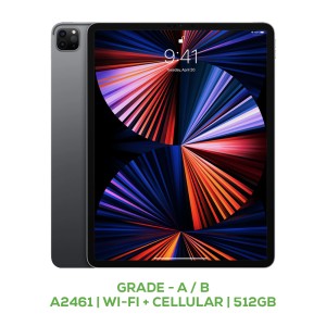 iPad Pro 12.9 5th Gen (2021) A2461 Wi-Fi + Cellular 512GB Grade A / B