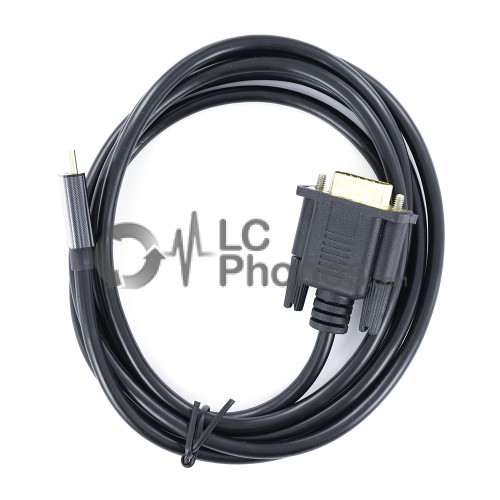 Type-C to VGA Male Cable Black 1,8M