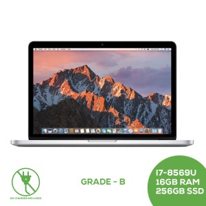 Macbook Pro 13 Touch Bar A1989 - Core i7-8569U CPU 2.80GHz 16GB 256GB SSD / PT Layout / Grade B