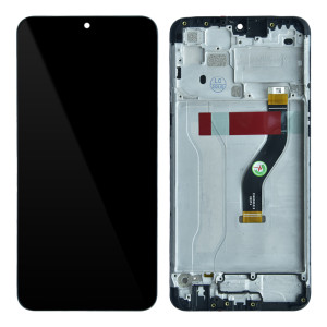 Samsung Galaxy A10s A107 - Full Front LCD Digitizer with Frame Black 