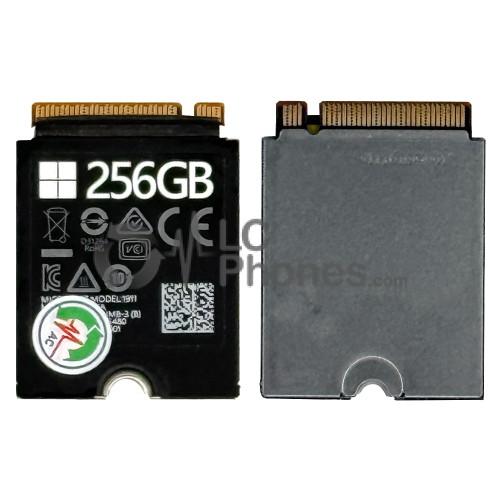 Microsoft Surface Pro 7 Plus - 1911 SSD M Key NVMe 256GB 30mm M1162580-001