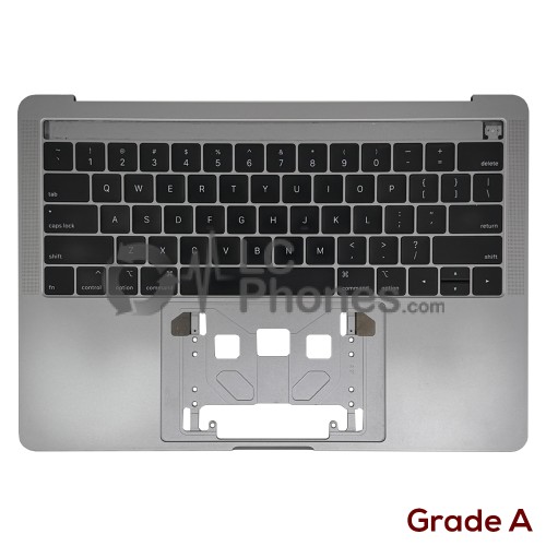Macbook Pro 13 inch A1989 - Top Cover with American Keyboard US Layout with Backlight Space Grey ( Original Used ) Grade A