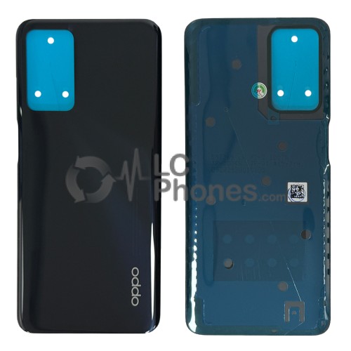 OPPO A54S CPH2273 - Battery Cover with Adhesive Crystal Black < Service Pack >