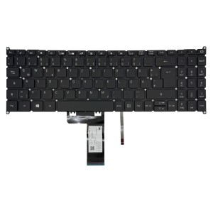Acer Aspire 5 A515-43 - Keyboard German DE Layout without Backlight Black