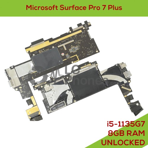 Microsoft Surface Pro 7 Plus - Fully Functional Logic Board i5-1135G7 CPU 2.40GHz 8GB UNLOCKED