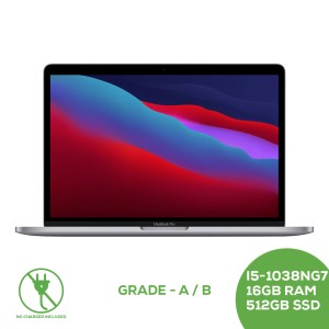 Macbook Pro Retina 13 inch A2251 2020 with Touch Bar - Core i5-1038NG7 CPU 2.00GHz 16GB 512GB SSD / PT Layout / Grade A / B