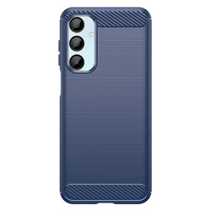Samsung Galaxy A16 A165 / A16 5G A166 - Carbon Flexible Cover Case Blue