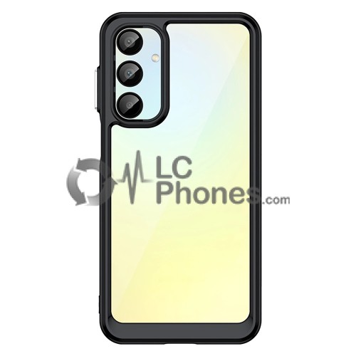 Samsung Galaxy A16 A165 / A16 5G A166 - Outer Space Hard Case with Gel Frame Black