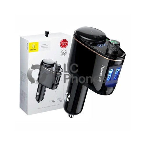 Baseus - S-06 Car Bluetooth MP3 Player Black OS (CCHC000001)