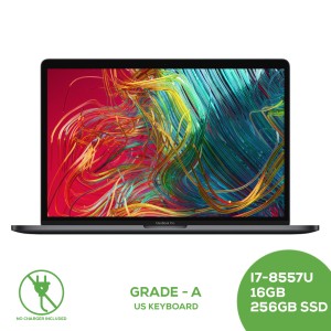 Macbook Pro Retina 13 inch A2159 2019 with Touch Bar - Core i7-8557U CPU 1.70GHz 16GB 256GB SSD / PT Layout / Grade A