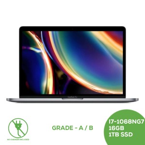 Macbook Pro Retina 13 inch A2251 2020 with Touch Bar - Core i7-1068NG7 CPU 2.30GHz 16GB 1TB SSD / PT Layout / Grade A / B