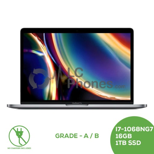 Macbook Pro Retina 13 inch A2251 2020 with Touch Bar - Core i7-1068NG7 CPU 2.30GHz 16GB 1TB SSD / PT Layout / Grade A / B