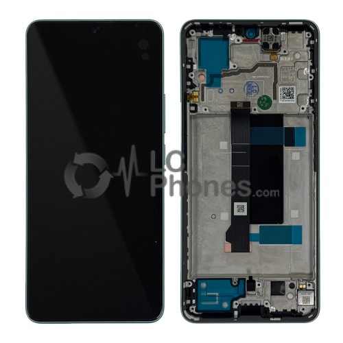 Xiaomi Redmi Note 13 Pro 2312DRA50C, 2312CRAD3C, 2312DRA50G, 2312DRA50I - Full Front LCD Digitizer with Frame Blue < Service Pack >