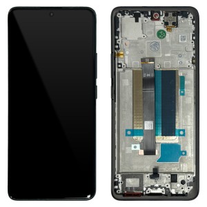 Xiaomi Redmi Note 13 Pro+ 23090RA98C, 23090RA98G, 23090RA98I - Full Front LCD Digitizer with Frame Tarnish 