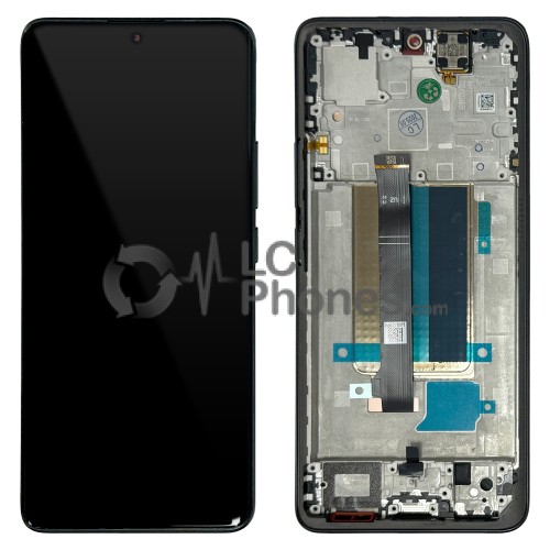 Xiaomi Redmi Note 13 Pro+ 23090RA98C, 23090RA98G, 23090RA98I - Full Front LCD Digitizer with Frame Tarnish < Service Pack >