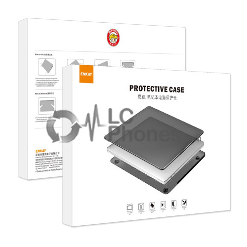 MacBook Pro Retina 14 inch A2442 with M1 Pro - Anti-Scratch Hard PC Laptop Cover Black with Keyboard Silicon Pad & Tempered Glass