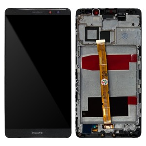 Huawei Mate 8 - Full Front LCD Digitizer With Frame Black